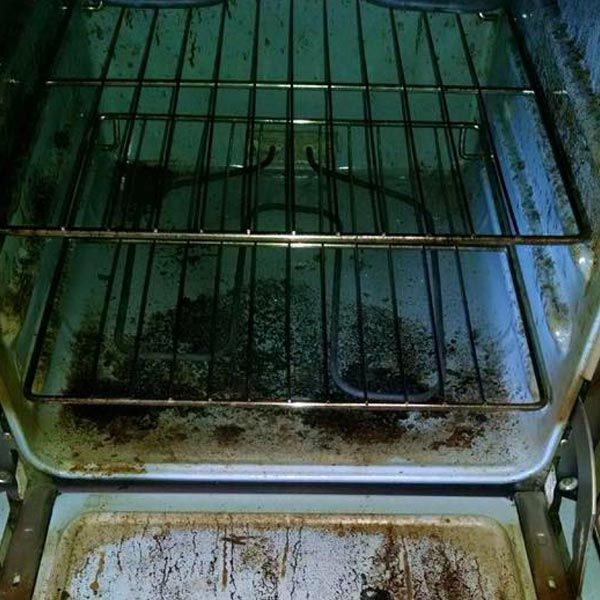 Oven Cleaning Before 1
