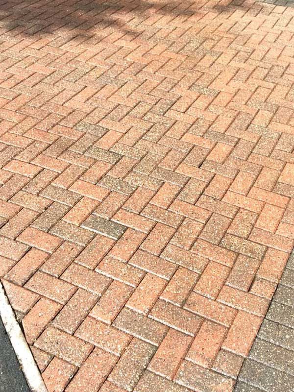 Brick Power Washing After