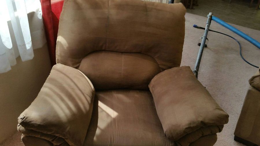 Upholstery Cleaning Results After